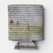 Vintager Grunge-Hintergrund mit robuster Zinkstruk Dosenkühler (Rückseite)