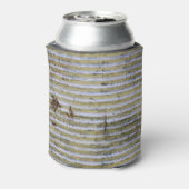 Vintager Grunge-Hintergrund mit robuster Zinkstruk Dosenkühler (Kanne Rückseite)