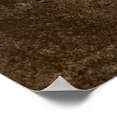 Vintager Grunge-Kratzer im Hintergrund Poster (Ecke)