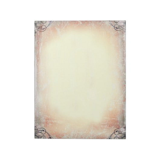 Vintager Grunge Notepad Notizblock (Rotiert)