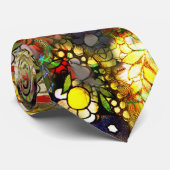 Vintager Grungegraffiti-Tapeten-Collagen-Entwurf Krawatte (Gerollt)