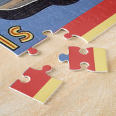 Vintager Gruß aus Chicago Puzzle (Seite)