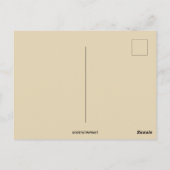 Vintager Gruß Trauben Picknick Erntedank Postkarte (Rückseite)