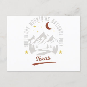 Vintager Guadalupe Mountains Nationalpark Texas Postkarte