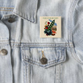 Vintager Gürtelknopf Button (Beispiel)