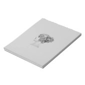 Vintager Haarstil Notizblock (Rotiert)