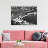 Vintager Hafen Istanbul Galata Leinwanddruck (Insitu (Wohnzimmer))