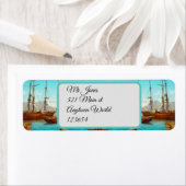 Vintager Hafen Italien 1800 (Insitu)