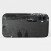 Vintager Hafen von Monaco Case-Mate iPhone Hülle (Rückseite (Horizontal))