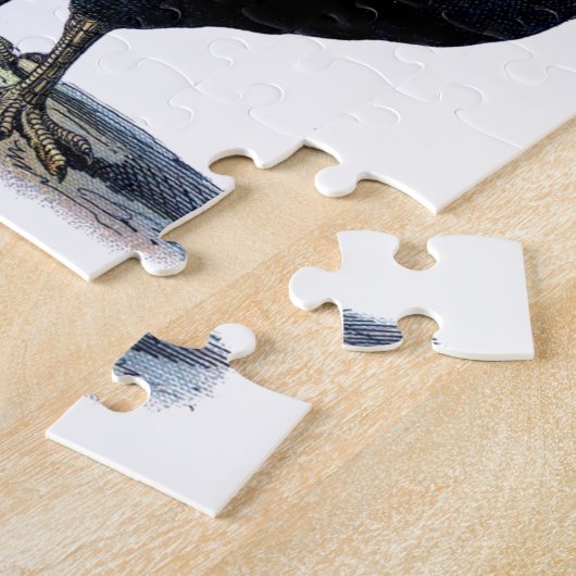 Vintager Hahn Puzzle (Seite)