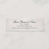 Vintager Hai Mini Visitenkarte (Rückseite)