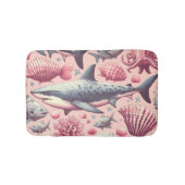 Vintager Hai nahtlos Badematte (Vorderseite)