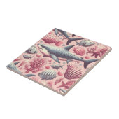 Vintager Hai nahtlos Fliese (Seite)