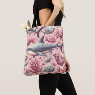 Vintager Hai nahtlos Tasche