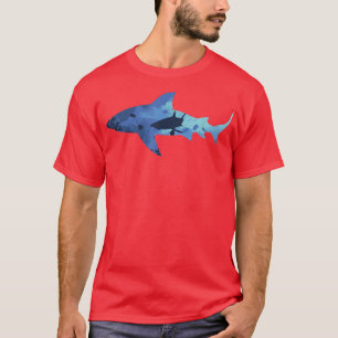 Vintager Hai SilhouetteHammerhead Shark Tiger Sha T-Shirt