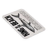 Vintager Hai und Definition Beach King Magnet (Rechte Seite)