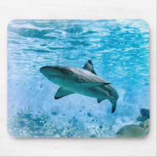 Vintager Haifisch Mousepad
