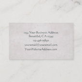 Vintager Haistrand Visitenkarte (Rückseite)