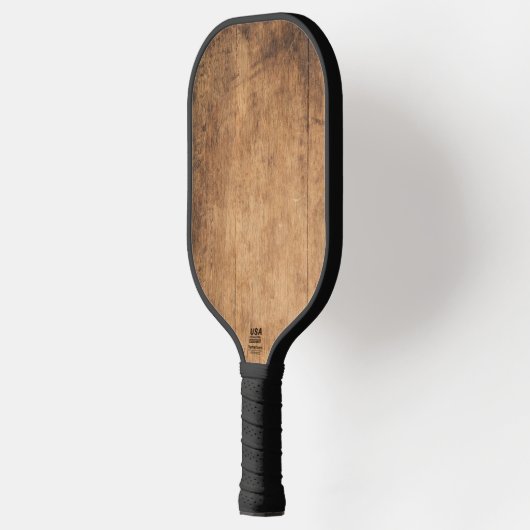 Vintager Häkchenblock Pickleball Schläger (Links)