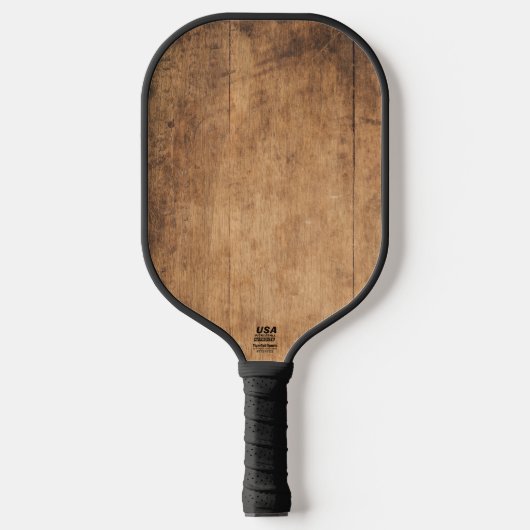 Vintager Häkchenblock Pickleball Schläger (Vorderseite)