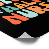 Vintager halber Kaffee Halbpension Poster (Ecke)