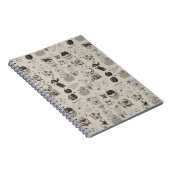 Vintager Halbschaltrechner Notizblock (Rechte Seite)