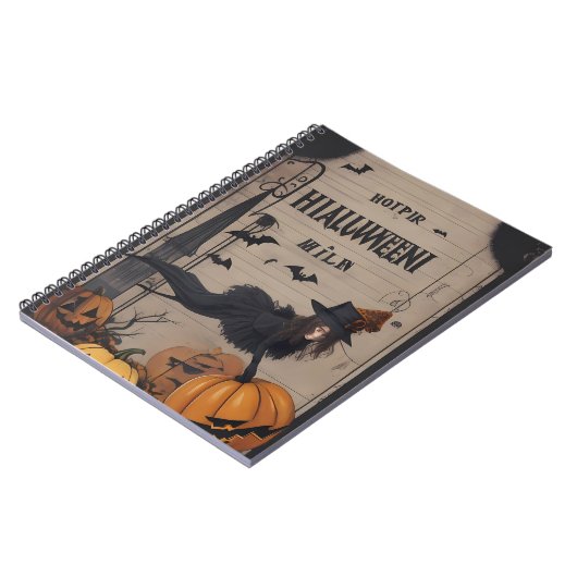 Vintager Halbschaltrechner Notizblock (Linke Seite)