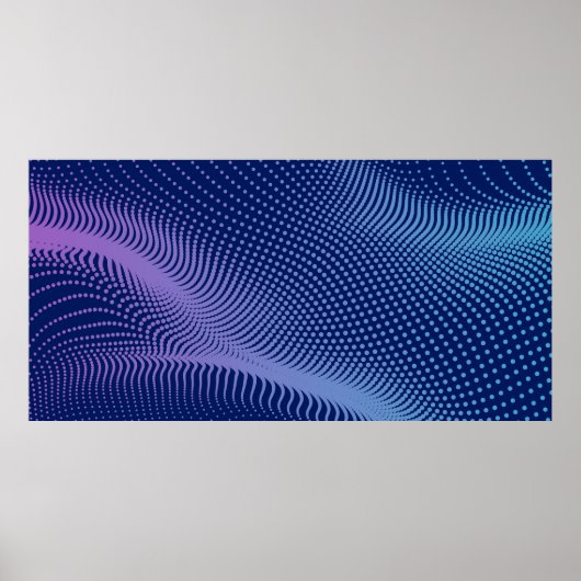 Vintager Halbtonmesseeffekt. Lebhaftes abstraktes  Poster (Vorne)