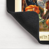Vintager Halloween-Albtraum Mousepad (Ecke)