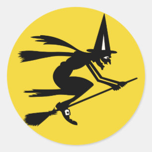 Vintager Halloween-Aufkleber Runder Aufkleber