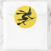 Vintager Halloween-Aufkleber Runder Aufkleber (Tasche)