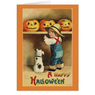 Vintager Halloween Boy