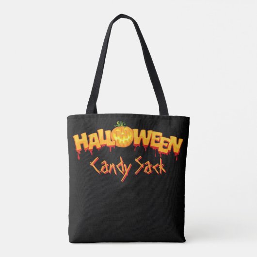 Vintager Halloween Candy Sack Tasche (Rückseite)