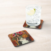 Vintager Halloween-Casting-Zauber mit Wand Getränkeuntersetzer (Rechte Seite)