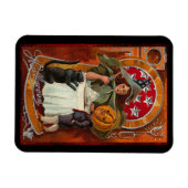 Vintager Halloween-Casting-Zauber mit Wand Magnet (Horizontal)