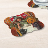 Vintager Halloween-Casting-Zauber mit Wand Untersetzer (angewinkelt)