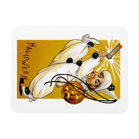 Vintager Halloween Clown Magnet (Horizontal)