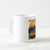 Vintager Halloween-Film Kaffeetasse (Vorderseite Links)
