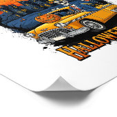 Vintager Halloween-Film Poster (Ecke)