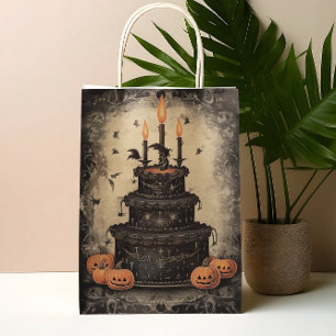 Vintager Halloween-Geburtstag Mittlere Geschenktüte