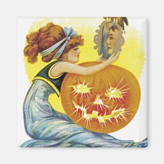 Vintager Halloween-Glamour Magnet (Vorne)