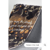 Vintager Halloween Gothic Skeleton Dance Moderne Fleecedecke