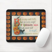 Vintager Halloween-Imp Mousepad (Mit Mouse)