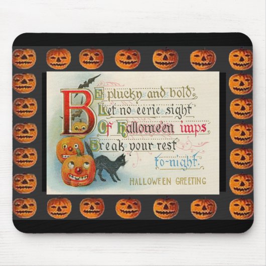 Vintager Halloween-Imp Mousepad (Vorne)