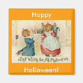 Vintager Halloween-Jack o'Lantern Magnet (Vorne)