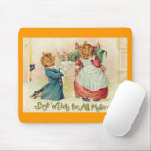 Vintager Halloween-Jack o'Lantern Mousepad (Mit Mouse)