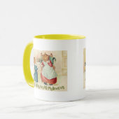 Vintager Halloween-Jack o'Lantern Tasse (Vorderseite Links)