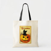 Vintager Halloween Jack O'Lantern Tragetasche (Vorne)