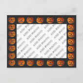 Vintager Halloween Jack Postkarte (Vorderseite)