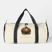 Vintager Halloween-Kürbis Duffle Bag (Rückseite)